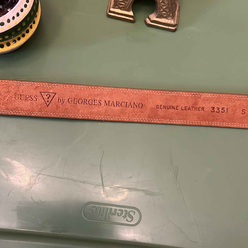 Western Genuine Leather Belt Guess By George’s Marciano Size S for women’s - Picture 4 of 6